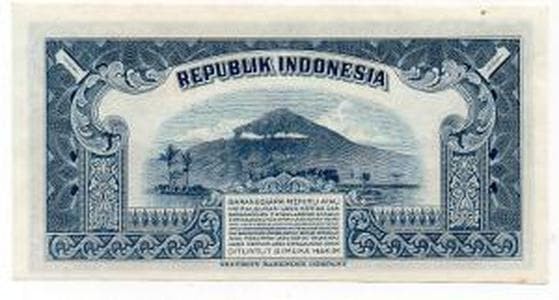 Indonesia 1 Rupiah 1953 UNC