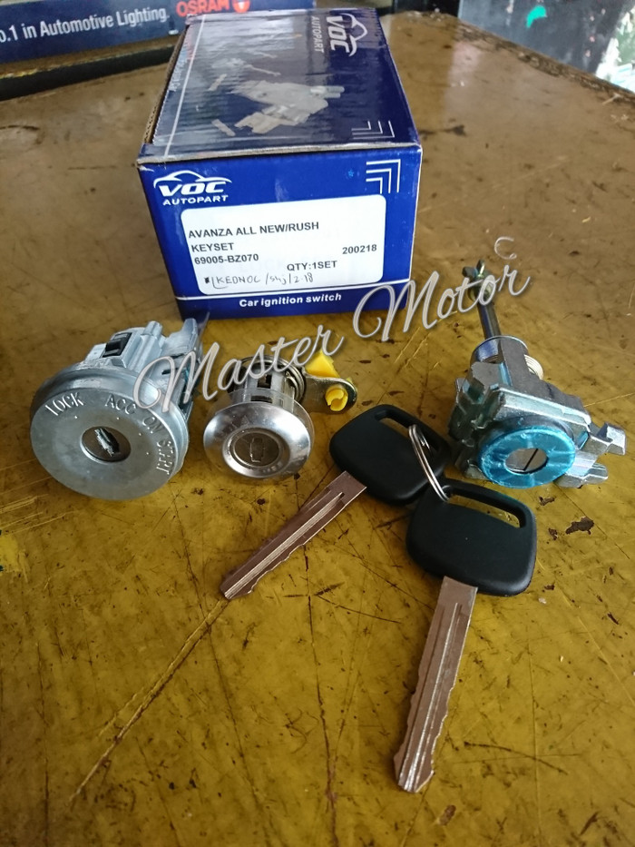 Jual Kunci Kontak Kunci Pintu Terios Rush Voc Original Kota Bekasi Master Motor Tokopedia