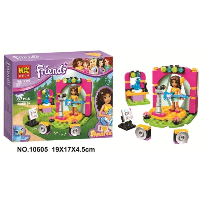 Jual Lego Bela Friends 10605 87 Pcs Andrea Music Duet Stage Istana