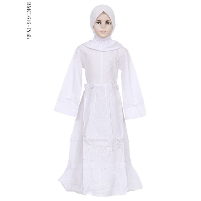 30 Ide Keren Model Baju  Gamis  Anak Warna  Putih  Beast Soom