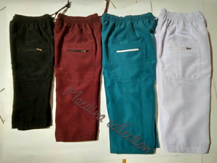 Foto Produk Ukuran no 4 5 6 celana pangsi komprang anak - No 4, Hitam dari maedina colection