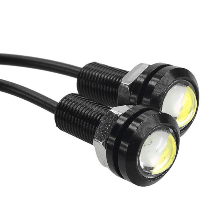 Car Styling DIY 9W 500-Lumen Waterproof Eagle Eye LED Lamp 1 PCS - RED