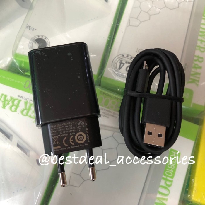 Xiaomi Travel Charger Micro USB FAST CHARGING 9V / 2A Original Promo - Hitam