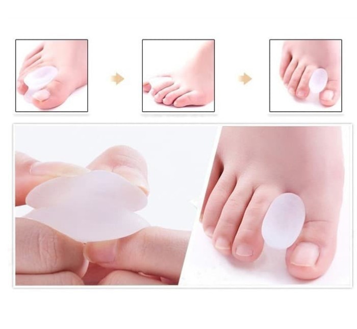 Foto Produk Insoles Silikon Ganjalan Bunion Pemisah Jempol Hallux Valgus Alas Kaki - Harga 1 Pasang dari kioscasing