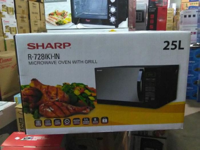 Jual Sharp Microwave R 728 K In 25l Black Kota Depok Priority Ping Tokopedia Sharp Microwave R 728 K In 25l Black
