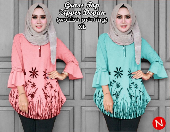 jual 58408 grass top baju tunik murah atasan muslim wanita jual 58408 grass top baju tunik murah atasan muslim wanita