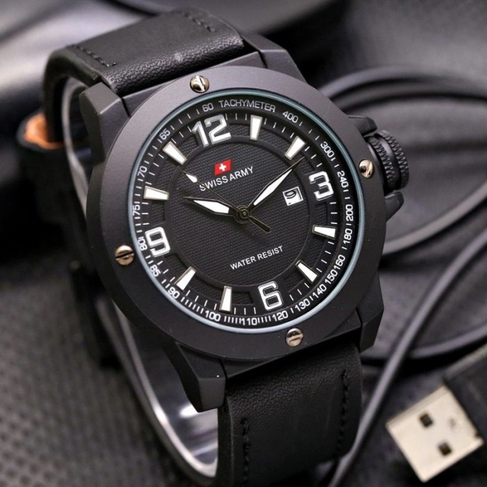 Couple - Strap Kanvas Hitam - Dial Putih -SA 5093. Source .