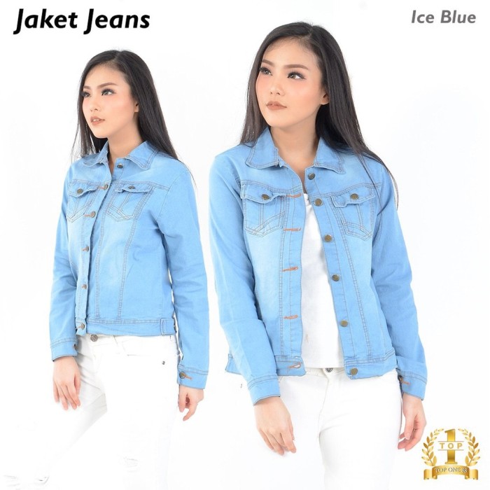 90+ Jaket Jeans Wanita Model Baru HD Terbaru