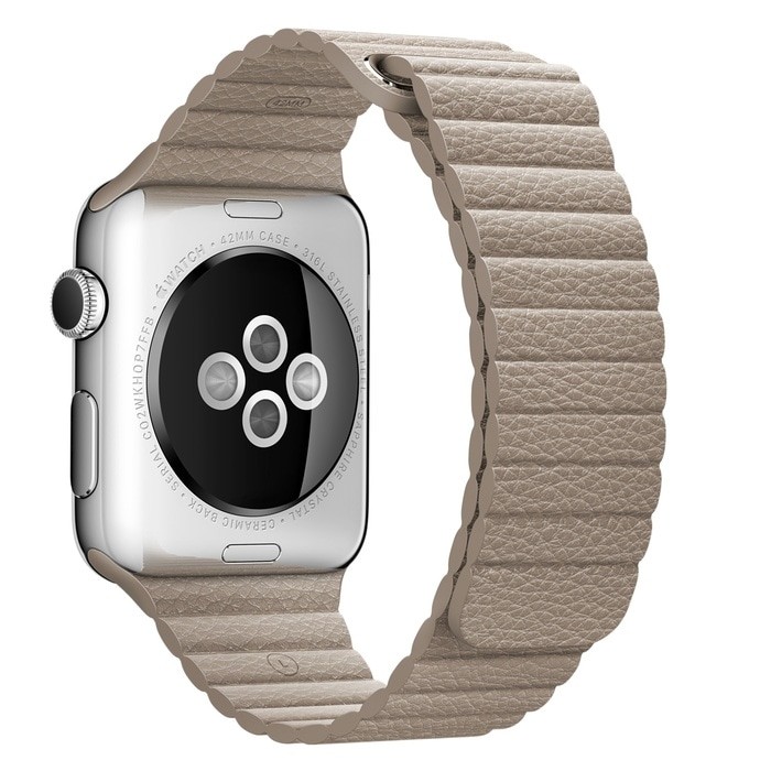 apple watch stone leather loop