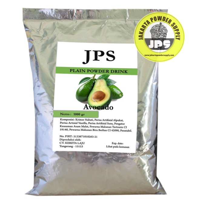 Bubuk Minuman Vanilla Latte Plain Powder JPS Tanpa Gula