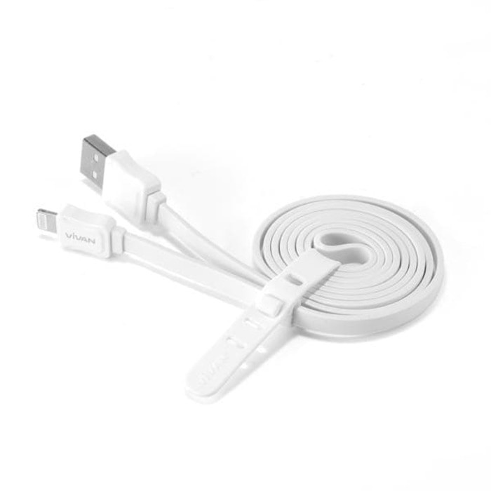 Vivan CL100 Plastic Pouch 1M Lightning Data Cable for iPhone