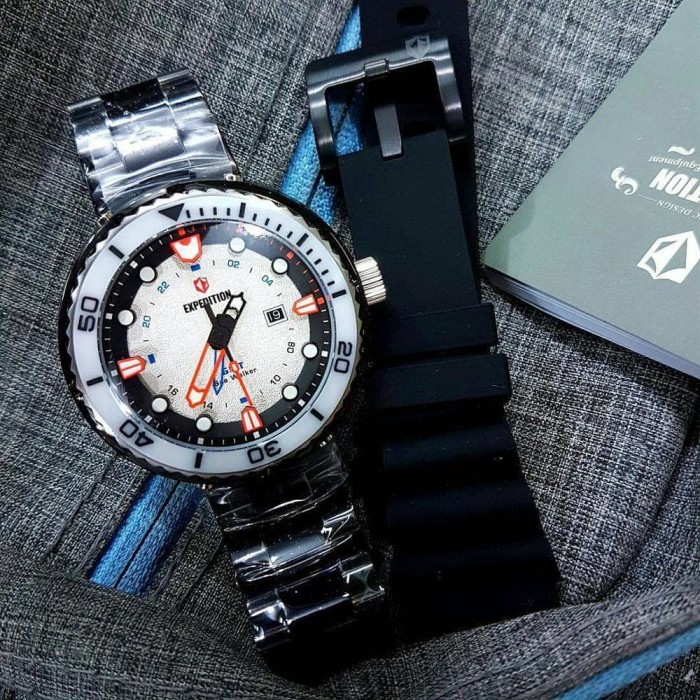 JAM TANGAN EXPEDITION E6727 SERIES DIVER SEA WALKER BLA Diskon