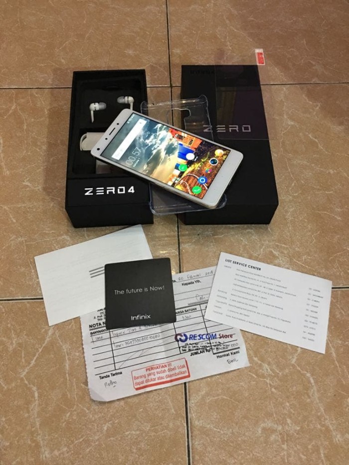 Infinix Zero 4 Gold 3/32GB Fulset 2 Minggu Pake Garansi Resmi - Beige
