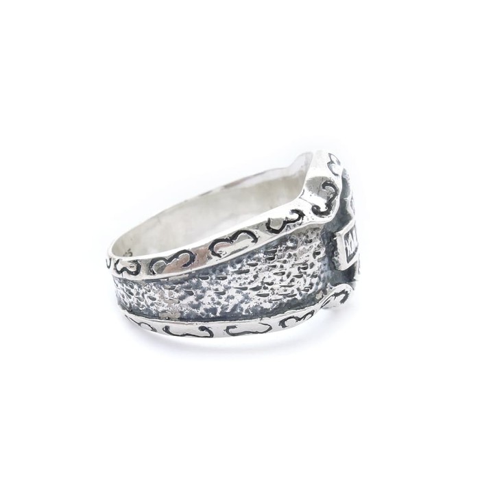 Cincin Cowok Perak Oxidized Motor Harley Davidson