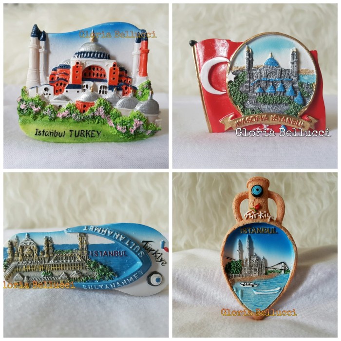 SOUVENIR MAGNET KULKAS MANCANEGARA TURKEY CAPPADOCIA ISTANBUL