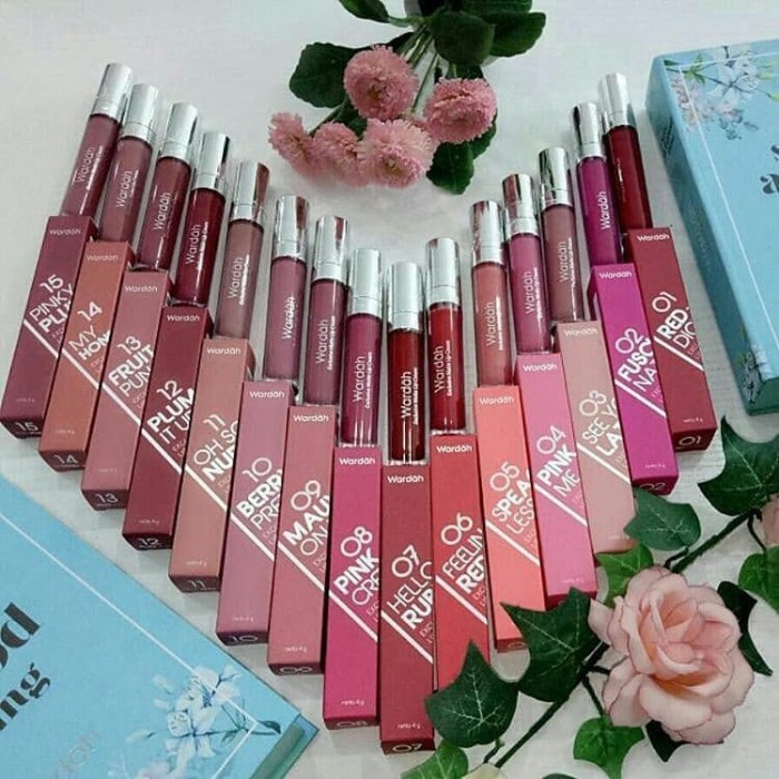 1-18 Wardah Exclusive Matte Lip Cream NEW