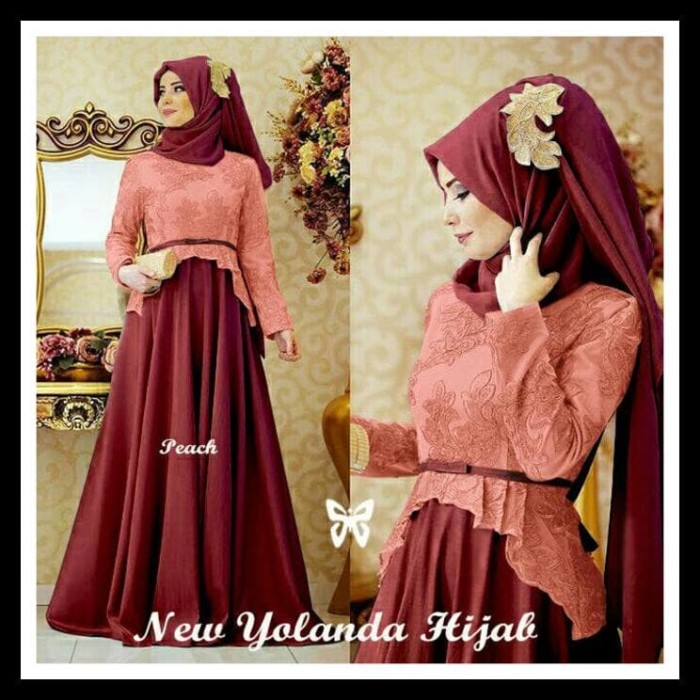 Harga Hemat! Gamis / Baju / Pakaian Wanita Muslim Yolanda Syari 1