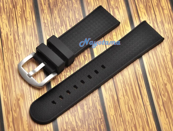 Jual 22mm Tropic Palm Rubber Strap Tali Jam Tangan Karet Hitam ... Jual 22mm Tropic Palm Rubber Strap Tali Jam Tangan Karet Hitam ...