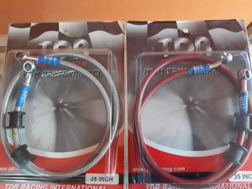 Selang rem TDR Racing 35 inch 24 inch - Merah
