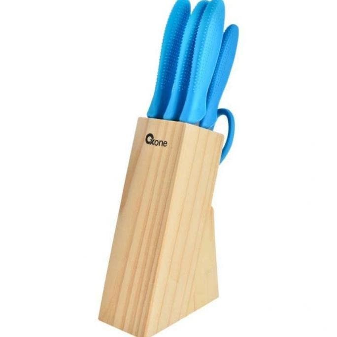 Jual New Oxone Pisau Dapur Set Ox 961 Biru Murah Thoma Oxone Pisau Dapur Set Ox 961 Biru Murah