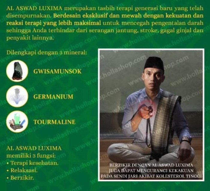 Promo - Al Aswad Luxima - Kalung dan Gelang Kesehatan