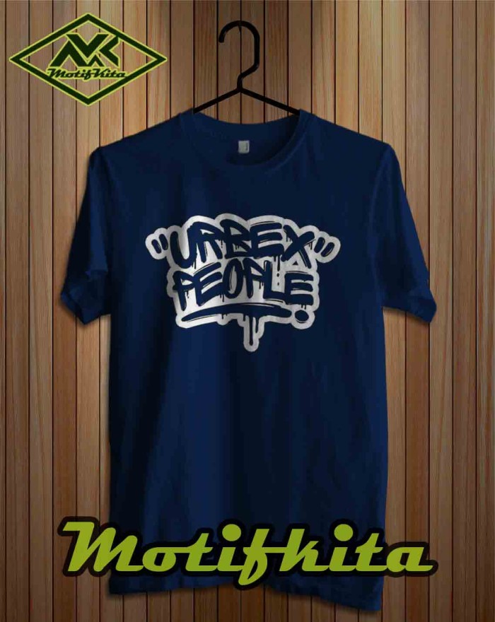Baju Kaos Distro URBEX PEOPLE Simple keren Pria Wanita Motifkita 3