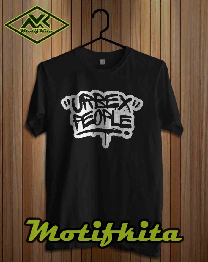 Baju Kaos Distro URBEX PEOPLE Simple keren Pria Wanita Motifkita 1
