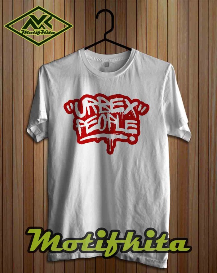 Baju Kaos Distro URBEX PEOPLE Simple keren Pria Wanita Motifkita 2
