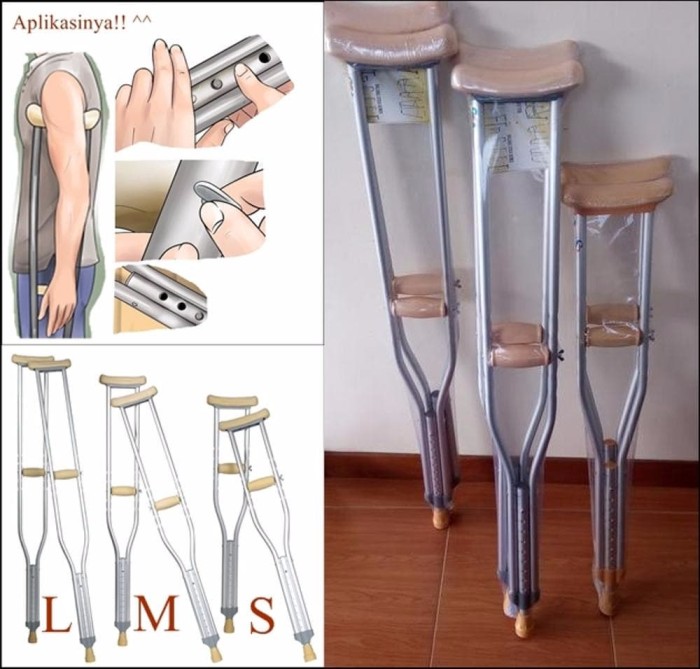 Cari Harga Alat Bantu Jalan Tongkat Ketiak Kruk Crutch Sella Best - Klik Harga