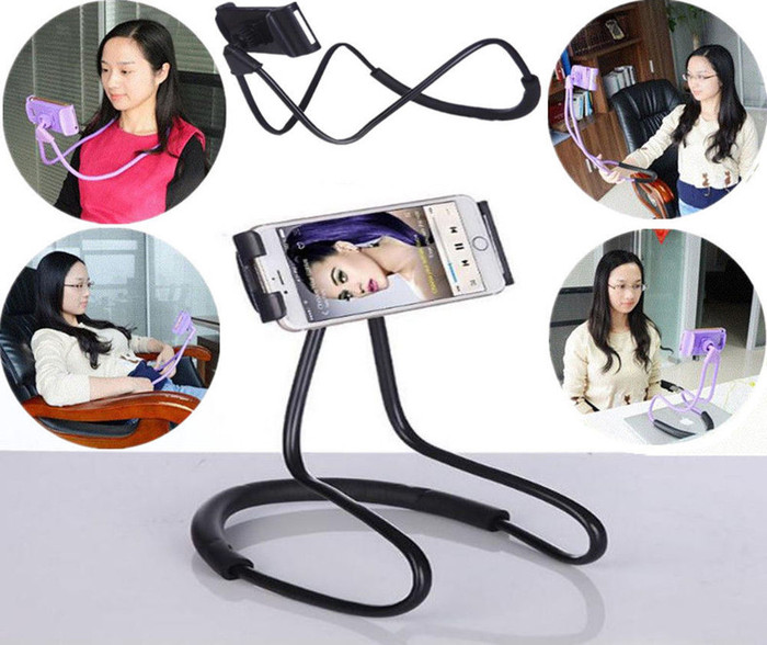 New lazy neck phone stand holder / mount necklace / holder leher HP