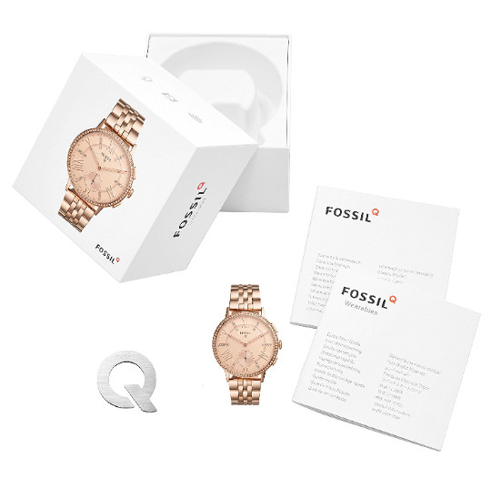 fossil q gazer rose gold