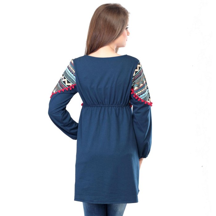 Baju Atasan Blouse Blus Wanita Cewek Lengan Panjang - SRS 338 1