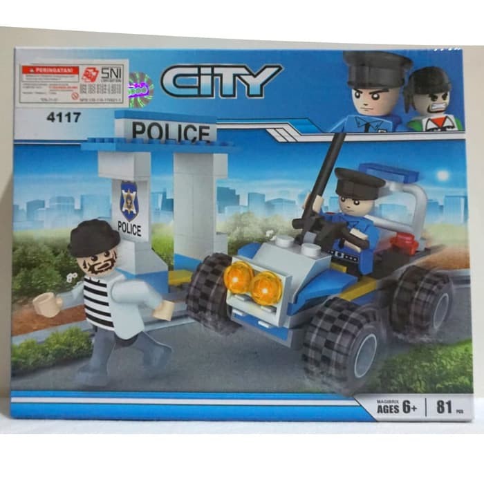 Jual Lego City Mobil Polisi Dengan Figure Dan Diorama Cogo 4117
