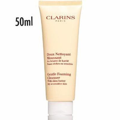 clarins gentle foaming cleanser with shea butter