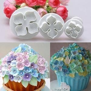 46 Pieces Cetakan Fondant Lengkap / Fondant Cutter/Cake Decorating F