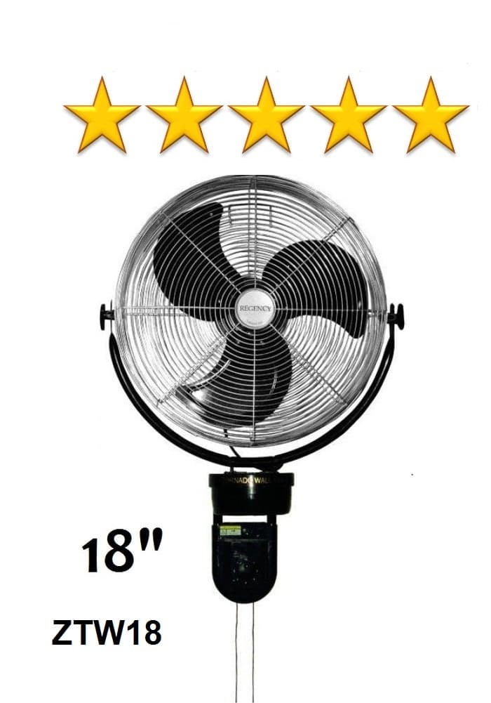 Kipas Angin Tembok Tornado Wall Fan 18 Inch ZTW18 // TW18 Regency
