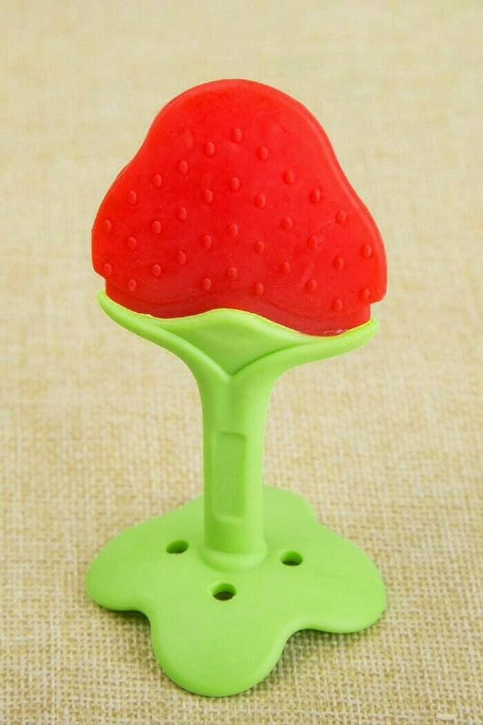 IQ Baby Teether Grape Strawberry Gigitan Anggur Gigitan Bayi Strober