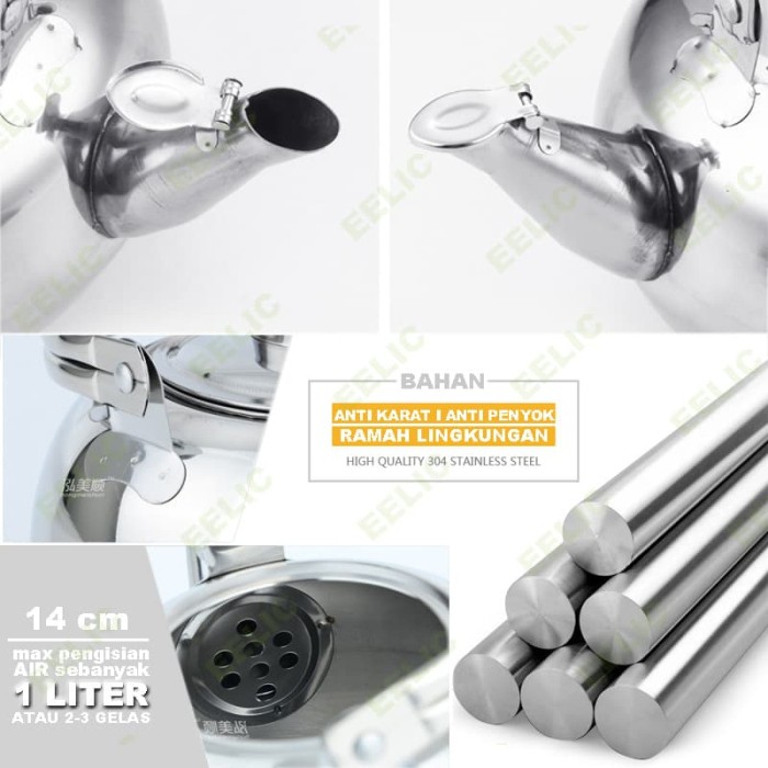 EELIC TEO-14CM TEKO STAINLESS STEEL VOLUME 1 LITER AIR