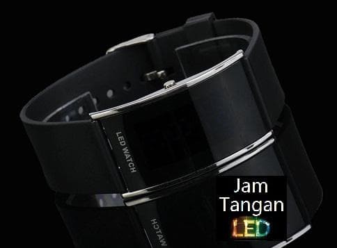 Jual Jam Tangan LED Pria Oakley SKMEI Pentagon 0805 Hitam Original