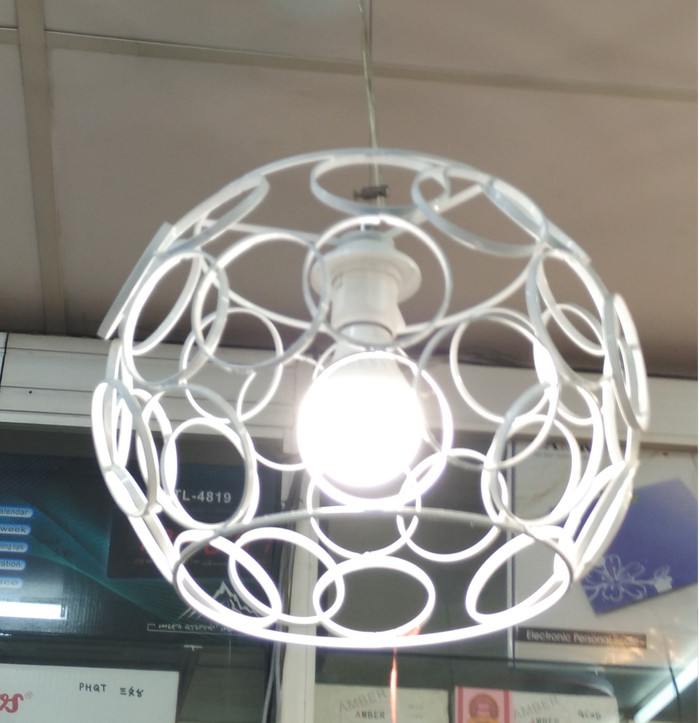 Jual Lampu  Hias  Gantung  Motif Circle Bola  White Black 