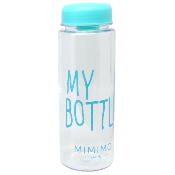Botol Minum Plastik Bening Juice Lemon My Bottle 500ml Blue .