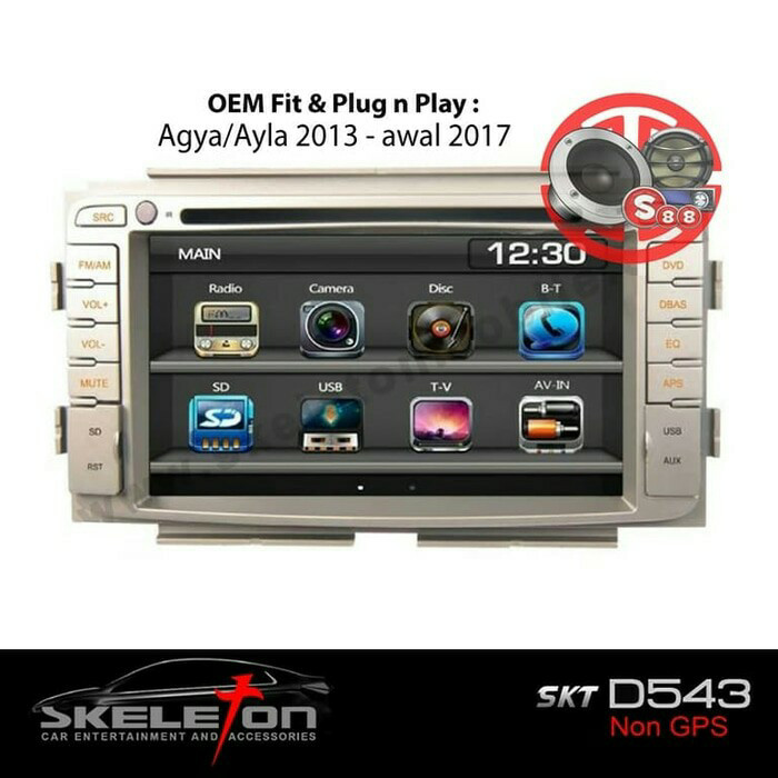 Hama Car Radio Support from 2007 with OEM radio double Din for