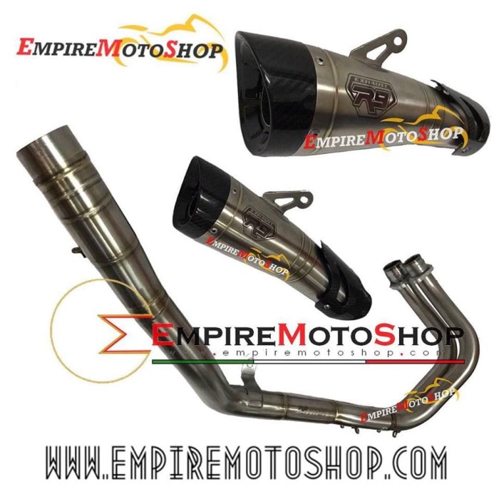 Knalpot R9 H2 New Ninja 250 Fi 2018 Fullsystem Stainless