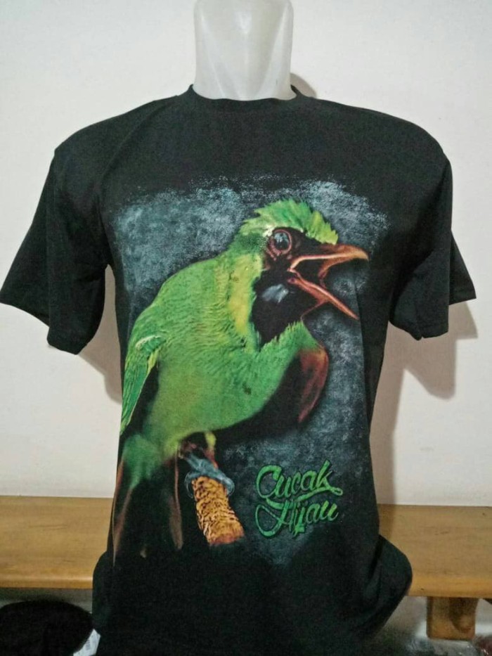 Kaos Distro Cucak Hijau Kaos Burung Kicau Mania