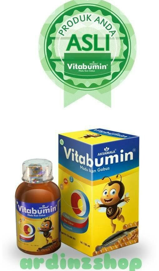 Jual 100% Original Vitabumin Madu Ikan Gabus 130 Ml Unik ...