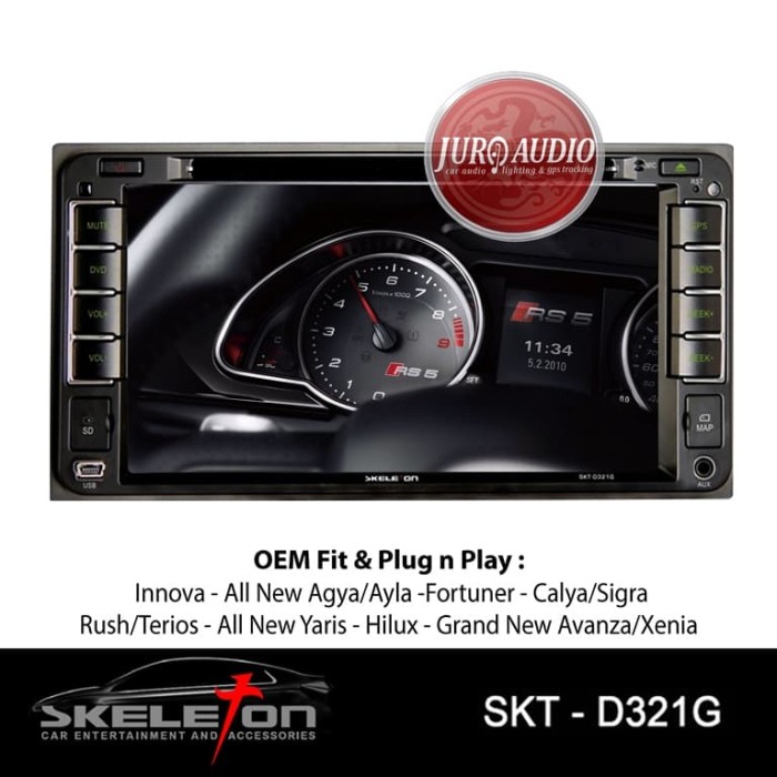 Hama Car Radio Support from 2007 with OEM radio double Din for