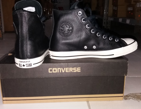Jual Converse 157468c Chuck Taylor All Star Leather Black Men Hitam 42 Kota Tangerang Selatan Caffe Converse Tokopedia