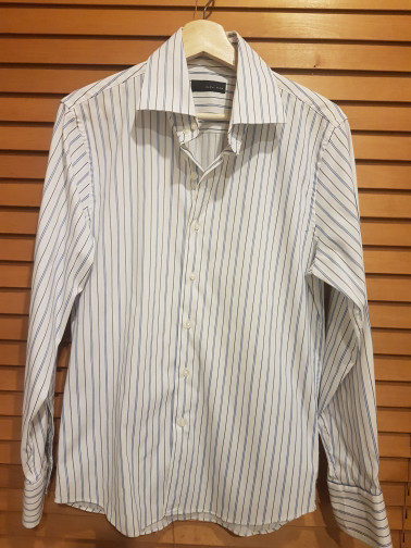 Jual White Stripe Zara Men Shirt Kemeja Zara Putih Strip Putih M Jakarta Barat Telekinesis Tokopedia