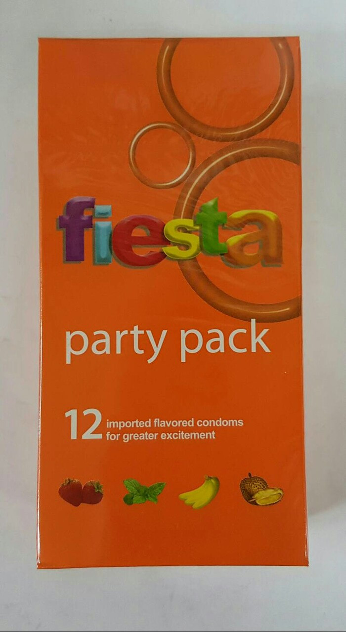Jual Kondom Fiesta Party Pack isi 12 | Kondom Aneka Rasa