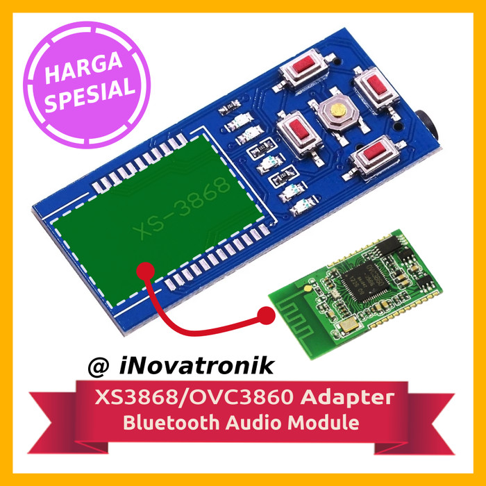 Jual Adapter Xs3868 Backplane Board Bluetooth Audio Modul